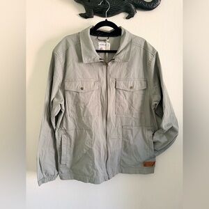 Laguna B Men's Sage Green Lightweight Ribstop Jacket